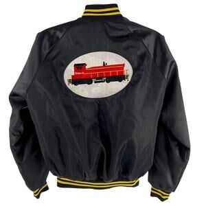 90s Coors Locomotive Train Team satin bomber jacket vintage 1990s vintage